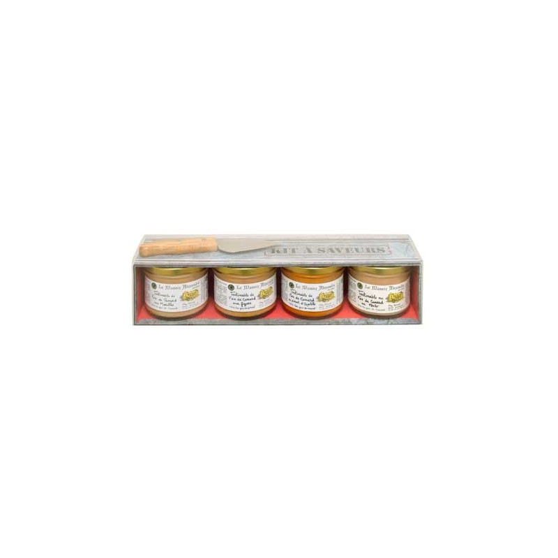 Coffret Cadeau Tartinable de foie gras et son couteau | Manoir Alexandre Coffret Cadeau Tartinable de foie gras et son couteau | Manoir Alexandre