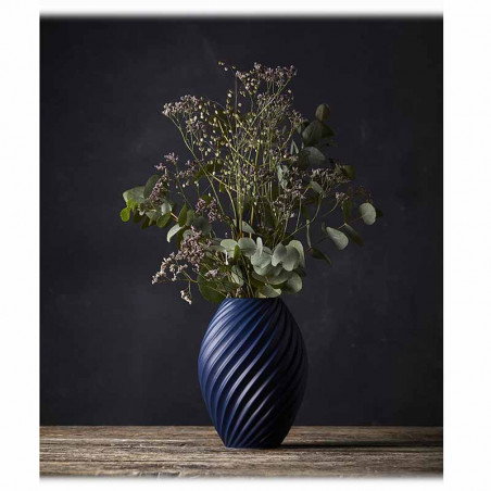 Vase River Bleu Matt | Idée Cadeau Morso