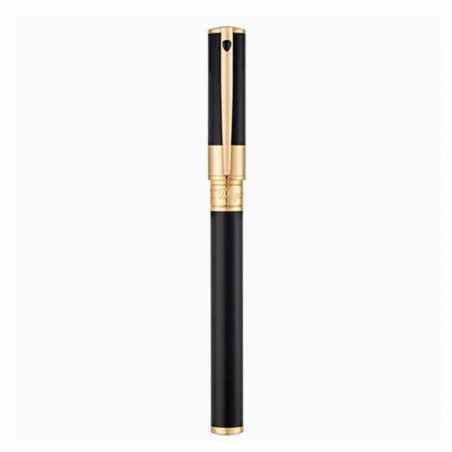 Dupont D-initial Roller | Noir & Golden | Idées cadeaux