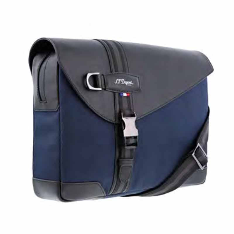 Sac Messenger Défi Millénium | Dupont | Noir & Bleu Sac Messenger Défi Millénium | Dupont | Noir & Bleu