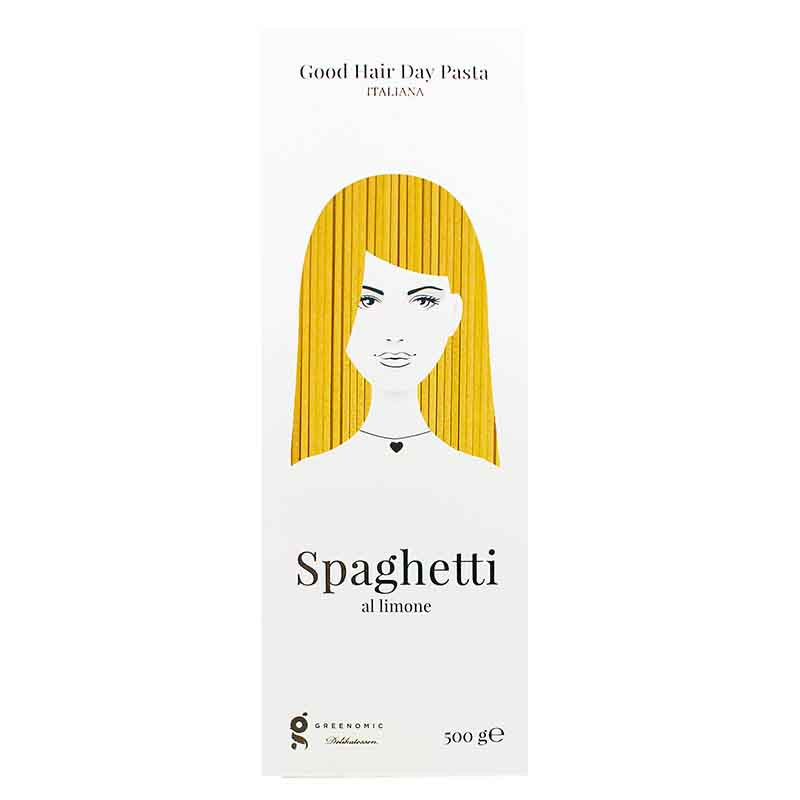 Spaghetti Al Lemone | Greenomic | Good Hair Day Pasta | Cadeau Insolite