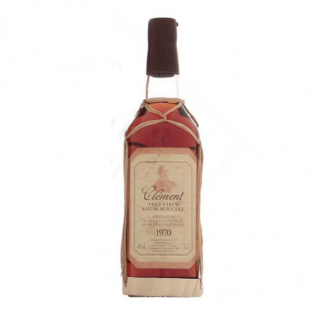 Rhum Vieux 1970 Millésimé | Rhum Clément | Idées Cadeaux