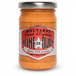 Moutarde Piment d'Espelette | Reine de Dijon | Flacon 100g