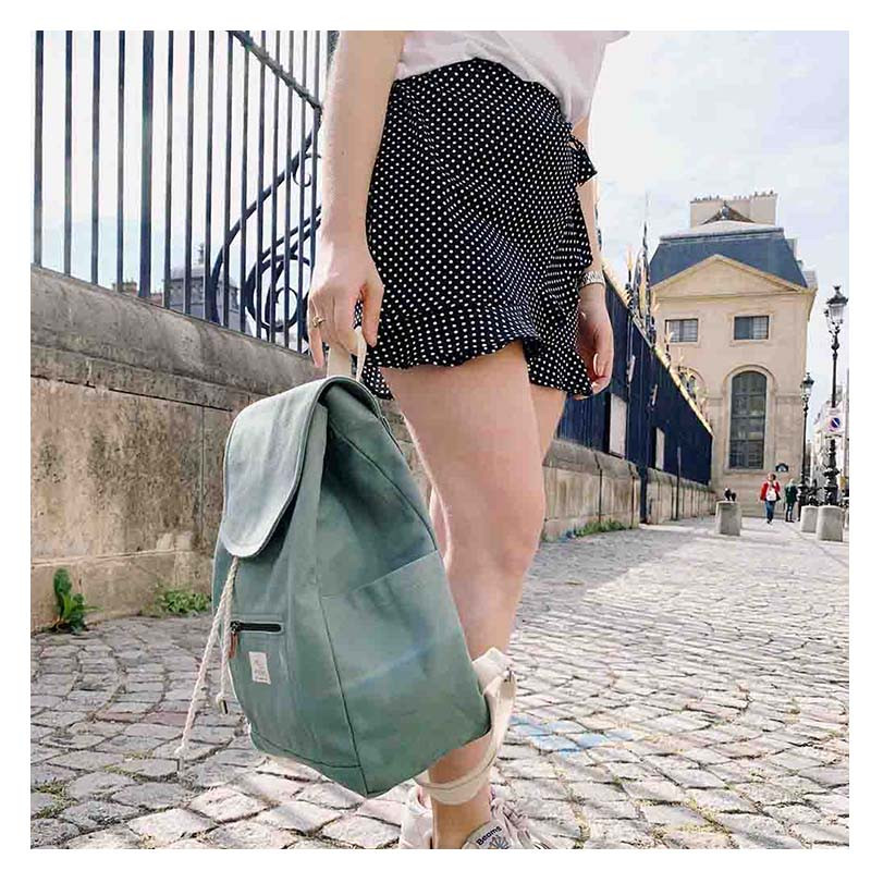 Mini Sac à Dos Eliot | Hindbag | Sauge | Cadeau Original Mini Sac à Dos Eliot | Hindbag | Sauge | Cadeau Original