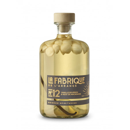 Rhum Arrangé N°12 | Vanille Bourbon & Noix De Macadamia | la fabrique de l'arrangé Rhum Arrangé N°12 | Vanille Bourbon & Noix De Macadamia | la fabrique de l'arrangé