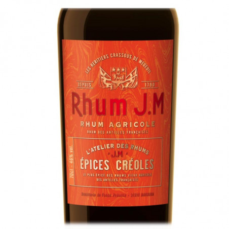 Rhum JM Épices Créoles | Cadeau Homme