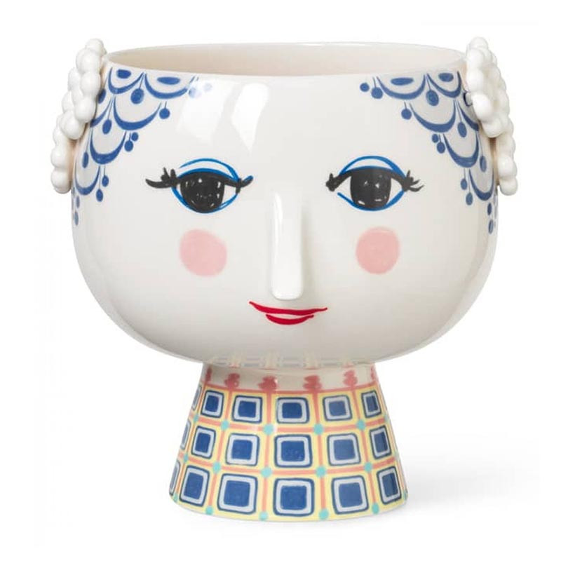 Vase EVA bleu | Bjørn Wiinblad Vase EVA bleu | Bjørn Wiinblad