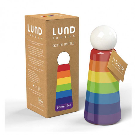 Lund London | Gourde Isotherme Skittle Original | Cadeau Insolite