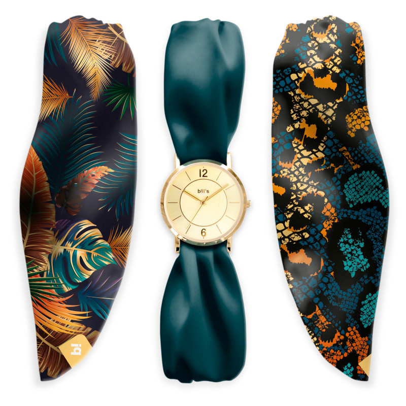Bill’s Watches Trend Gold Nahash | Coffret cadeau Montre Femme Bill’s Watches Trend Gold Nahash | Coffret cadeau Montre Femme