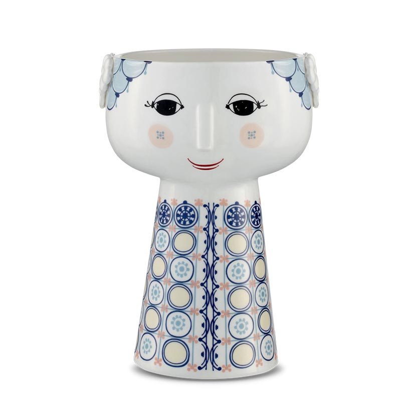 Bjørn Wiinblad | Flowerpot EVA Bleu | H18,5 Bjørn Wiinblad | Flowerpot EVA Bleu | H18,5