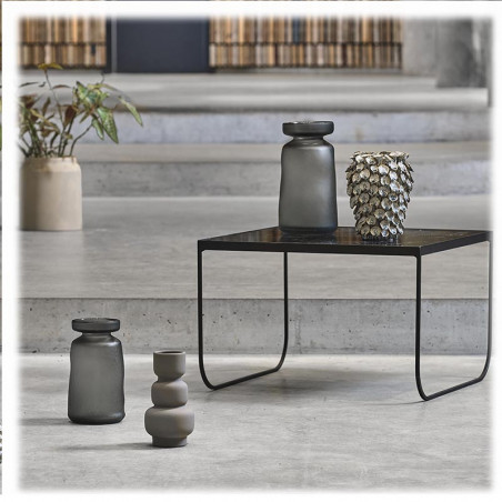 Vase Grey en verre soufflé | Villa Collection | Idée Cadeau Design