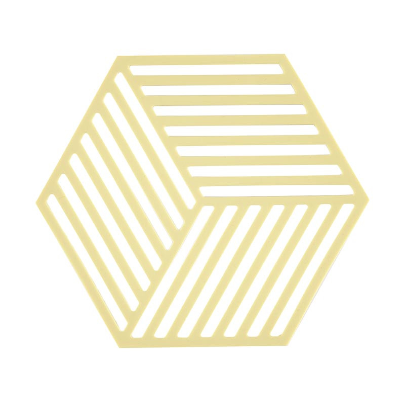 Dessous de Plat Silicone Trivet Hexagon CHARDONAY | Zone Danemark
