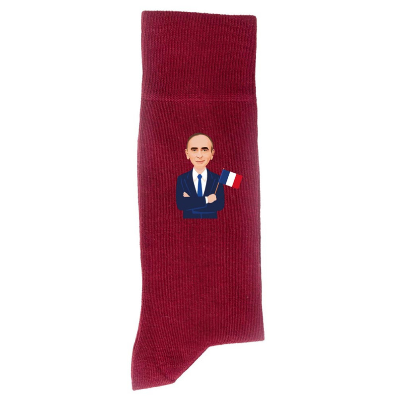 Chaussette Rouge Zemmour 2022 |Pied Gauche