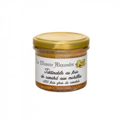 Manoir Alexandre | Tartinable de foie gras de Canard aux Morilles