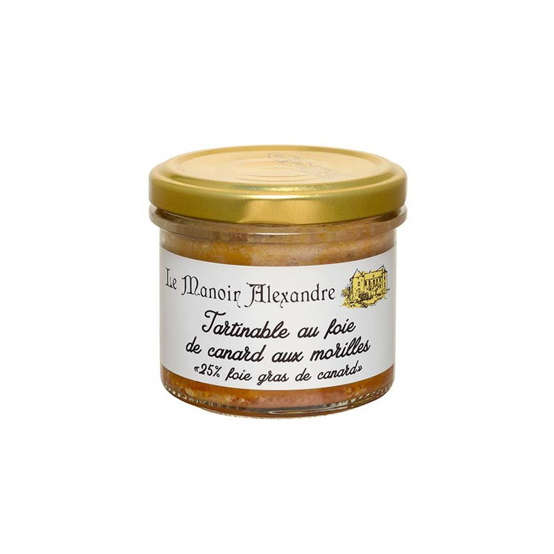 Manoir Alexandre | Tartinable de foie gras de Canard aux Morilles Manoir Alexandre | Tartinable de foie gras de Canard aux Morilles