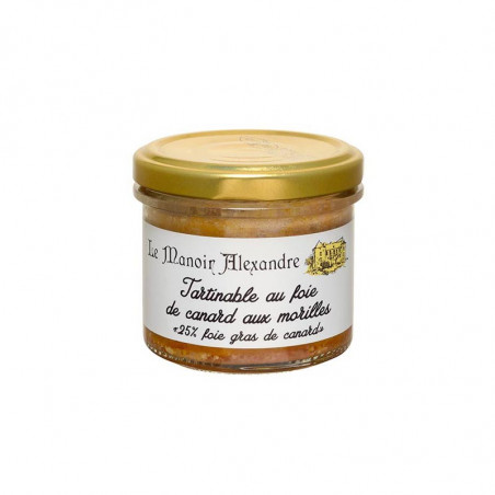 Manoir Alexandre | Tartinable de foie gras de Canard aux Morilles