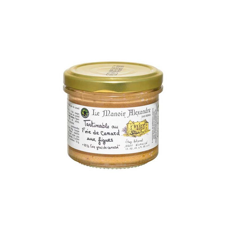 Manoir Alexandre | Tartinable de foie gras de Canard aux Figues