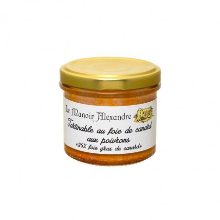 Manoir Alexandre | Tartinable de foie gras de Canard aux Poivrons Manoir Alexandre | Tartinable de foie gras de Canard aux Poivrons
