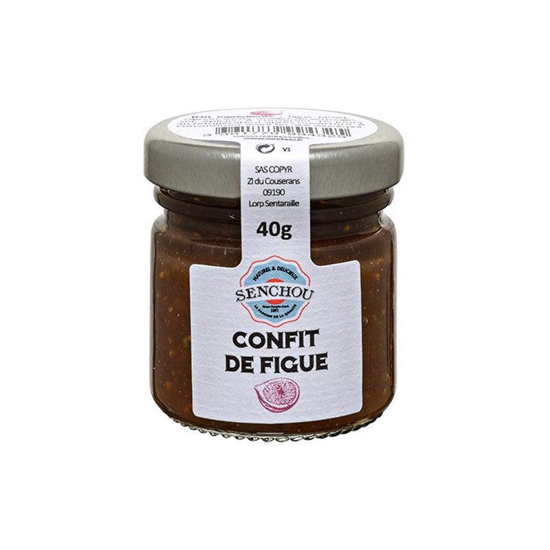 Confit de Figue 40g | Manoir Alexandre | Idée Cadeaux pas chers