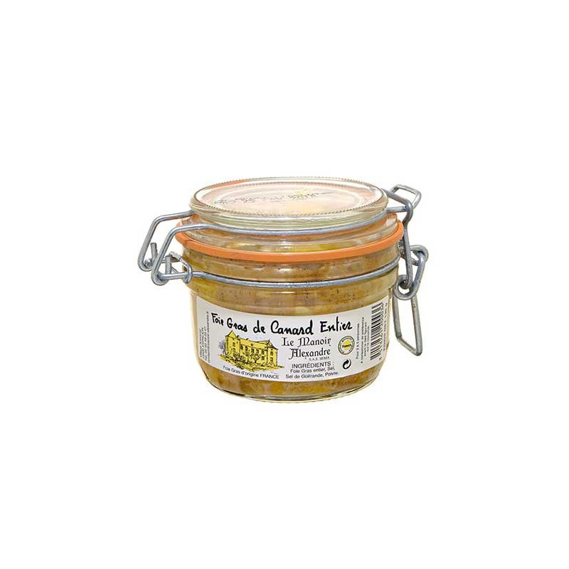 Manoir Alexandre | Foie Gras Entier de Canard Bocal 120g