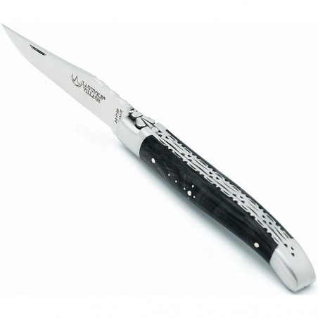 Couteau Laguiole Pointe de Corne Noir | Cadeau Homme