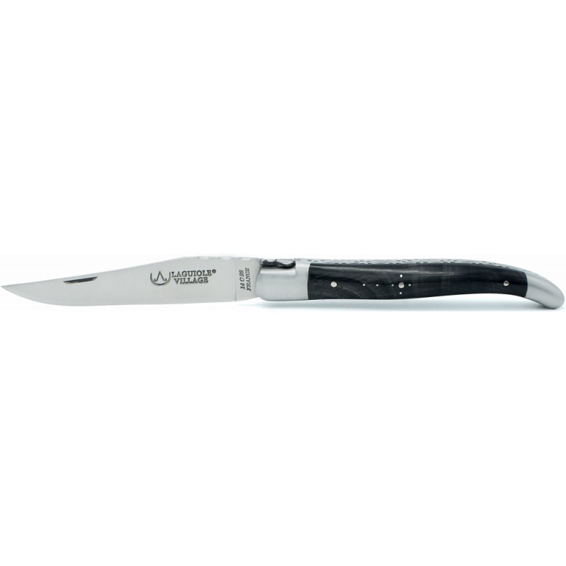 Couteau Laguiole Pointe de Corne Noir | Cadeau Homme