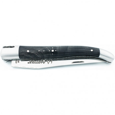 Couteau Laguiole Pointe de Corne Noir | Cadeau Homme