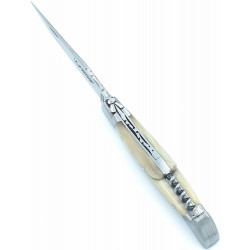 Couteau Laguiole Pointe de Corne Blonde | Cadeau Original