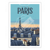 Affiche Paris Les Toits | Marcel Travel Posters