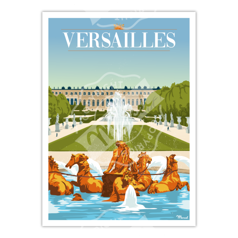 Affiche Versailles | Marcel Travel Posters