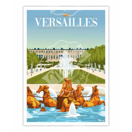 Affiche Versailles | Marcel Travel Posters Affiche Versailles | Marcel Travel Posters