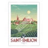 Affiche Saint-Émilion | Marcel Travel Posters