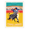 Affiche Courses Landaises | Marcel Travel Posters