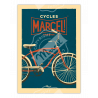 Affiche Cycles Marcel | Marcel Travel Posters