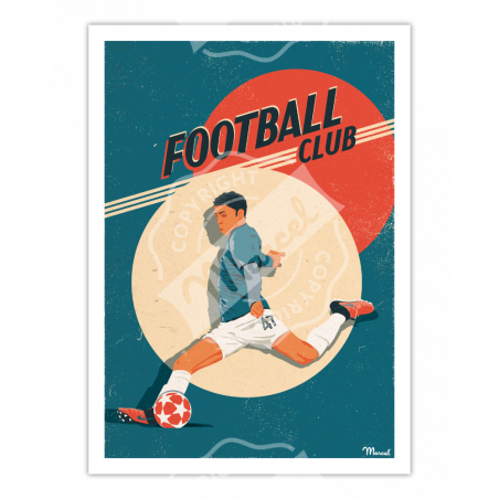 Affiche Football | Marcel Travel Posters