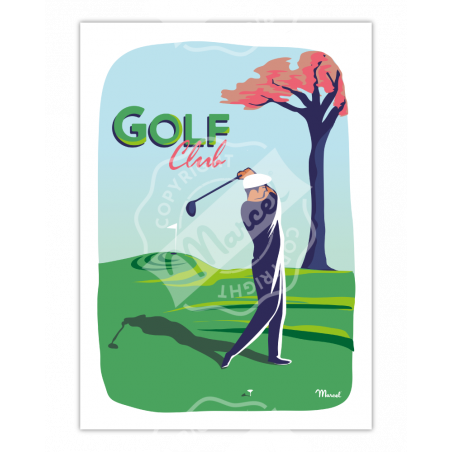 Affiche Golf Club | Marcel Travel Posters