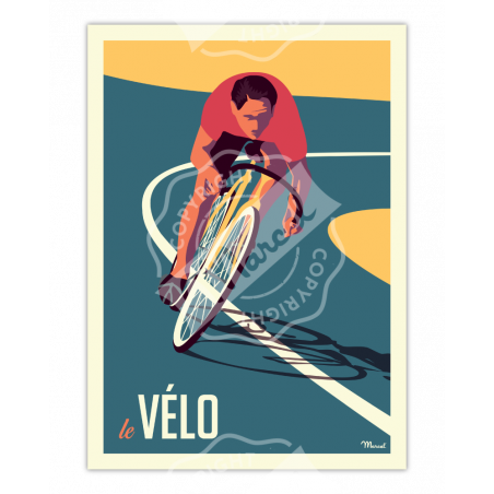 Affiche Le Vélo | Marcel Travel Posters Affiche Le Vélo | Marcel Travel Posters