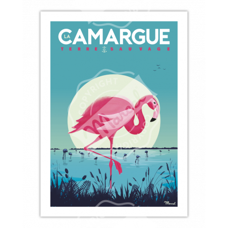 Affiche Camargue | Marcel Travel Posters