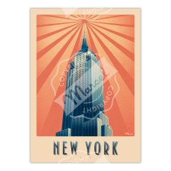 Affiche Marcel | New York Empire State Building