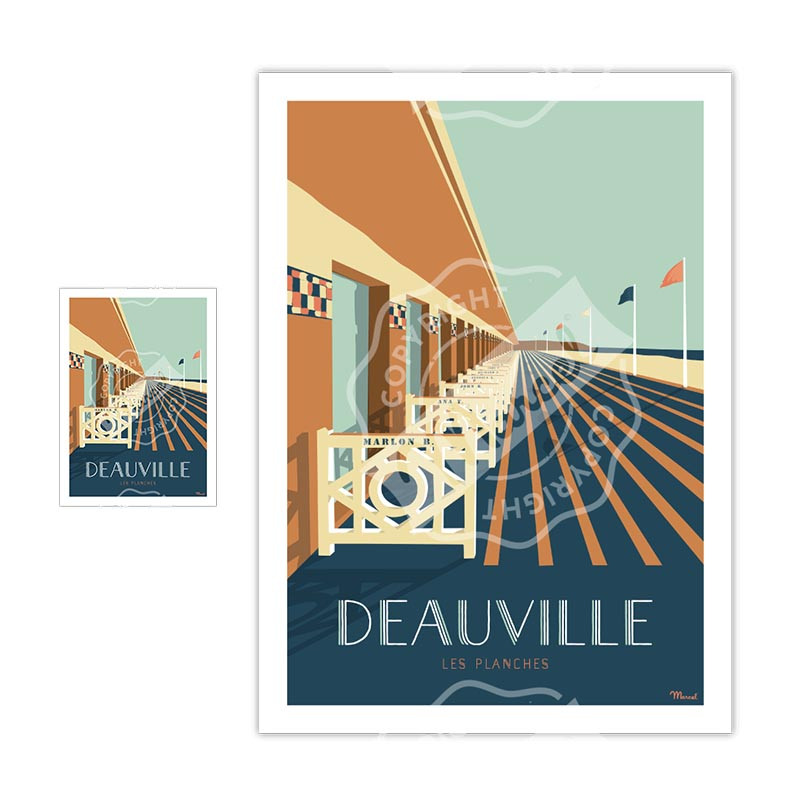 Magnet Marcel Travel Posters | Deauville