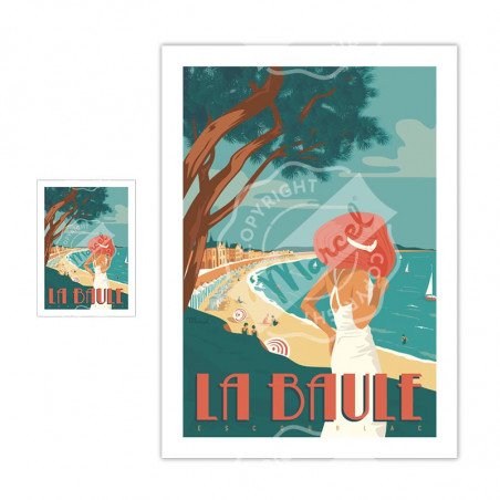 Magnet Marcel Travel Posters | La Baule
