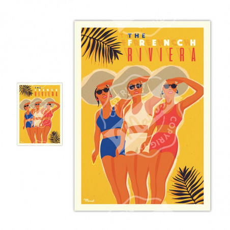 Magnet Marcel Travel Posters | French Riviera