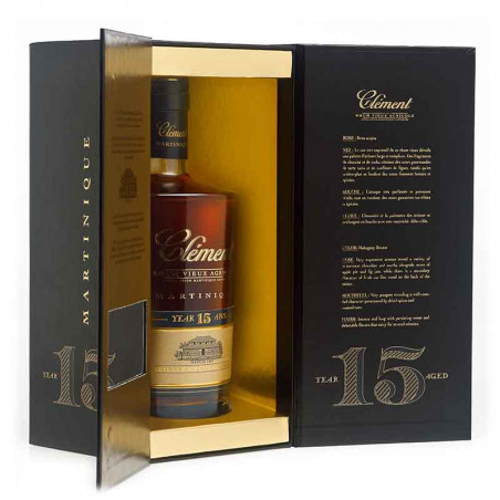 Coffret Rhum Vieux Clément 15 ans