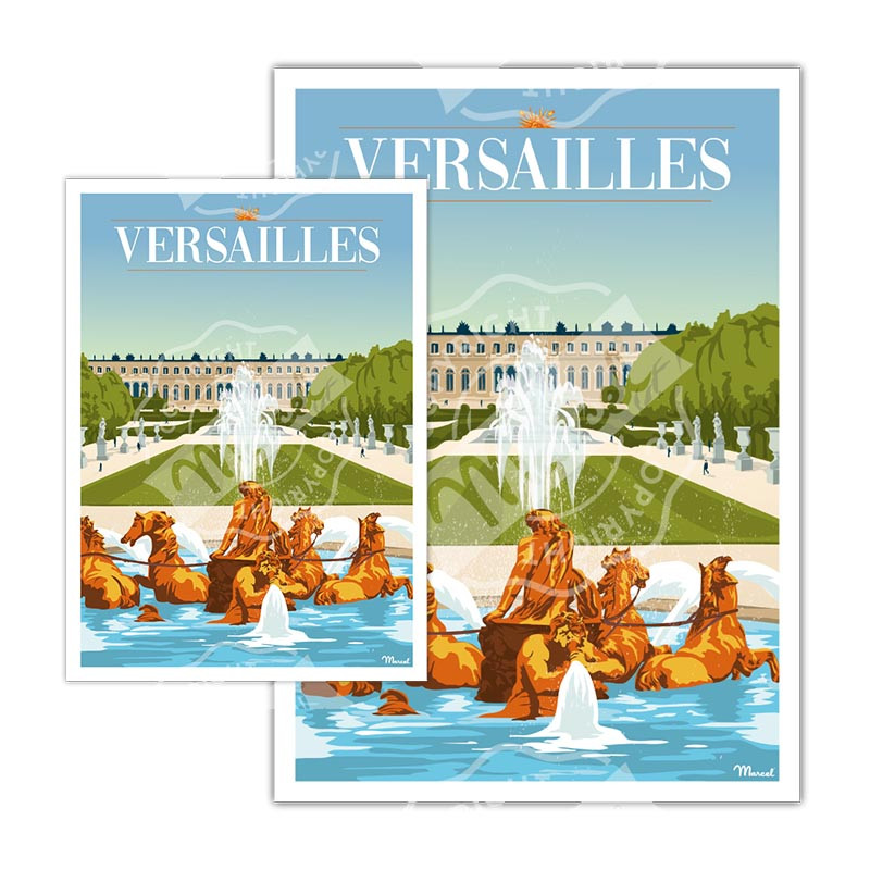 Versailles | Cartes Postales - Marcel Travel Posters