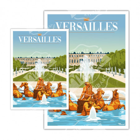 Versailles | Cartes Postales - Marcel Travel Posters Versailles | Cartes Postales - Marcel Travel Posters