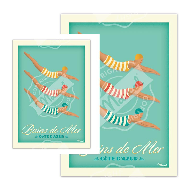 Cartes Postales Marcel | Côte d'Azur