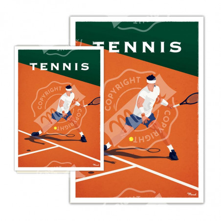 Cartes Postales Marcel | Tennis Cartes Postales Marcel | Tennis