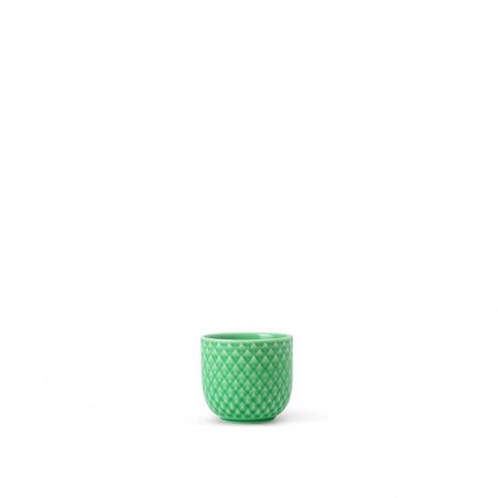 Coquetier Lyngby Porcelæn Rhombe Color Green