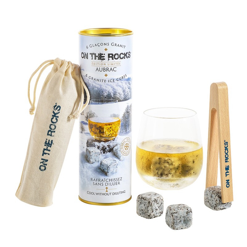 ON THE ROCKS | Pierre à Whisky | Coffret Aubrac