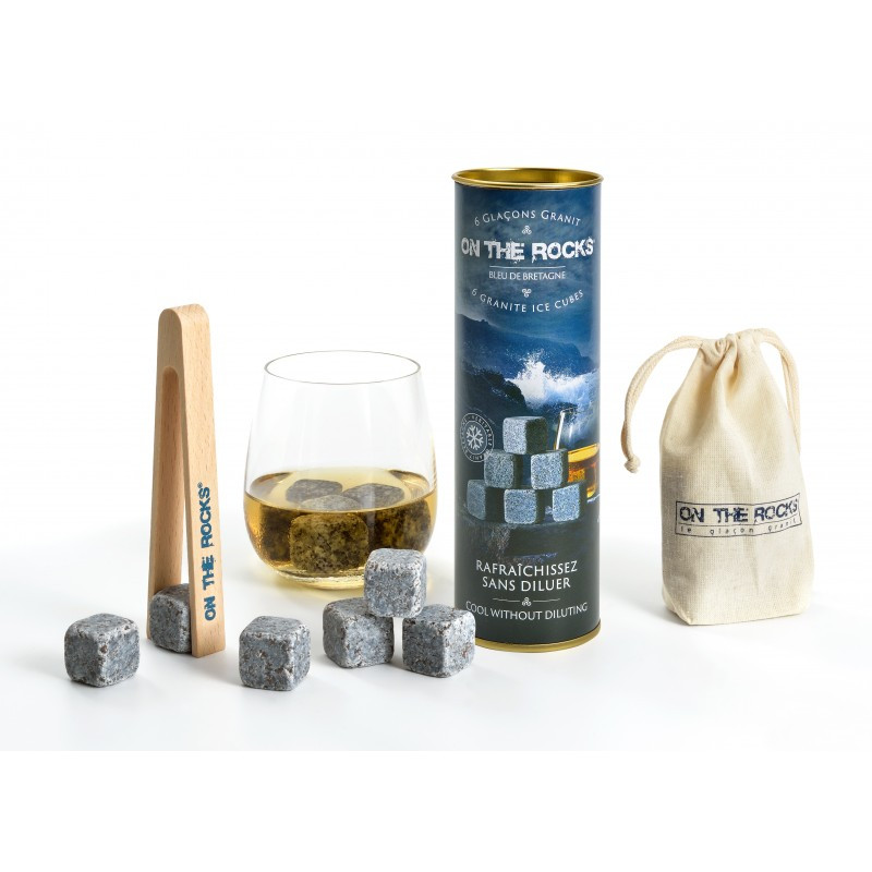 Coffret Whisky Cadeau – Verres, Glacon Pierre Reutilisable